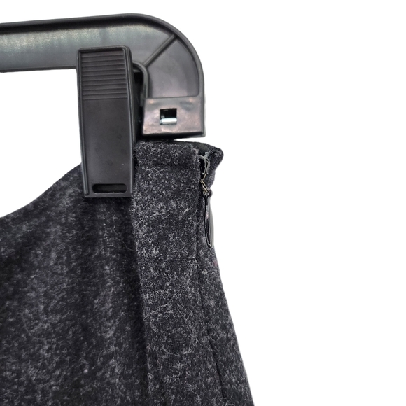 Lilith Women's Wool Blend Solid Pleated Hem Midi Skirt - L - Picture 5 of 8